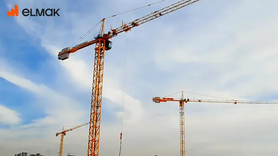 Elmak Maxi 용량 6 Ton Jib 55m Emk5516용 Jib Topkit 타워 크레인